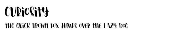 Curiosity font