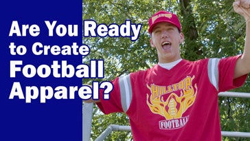 are you ready to create football apparel