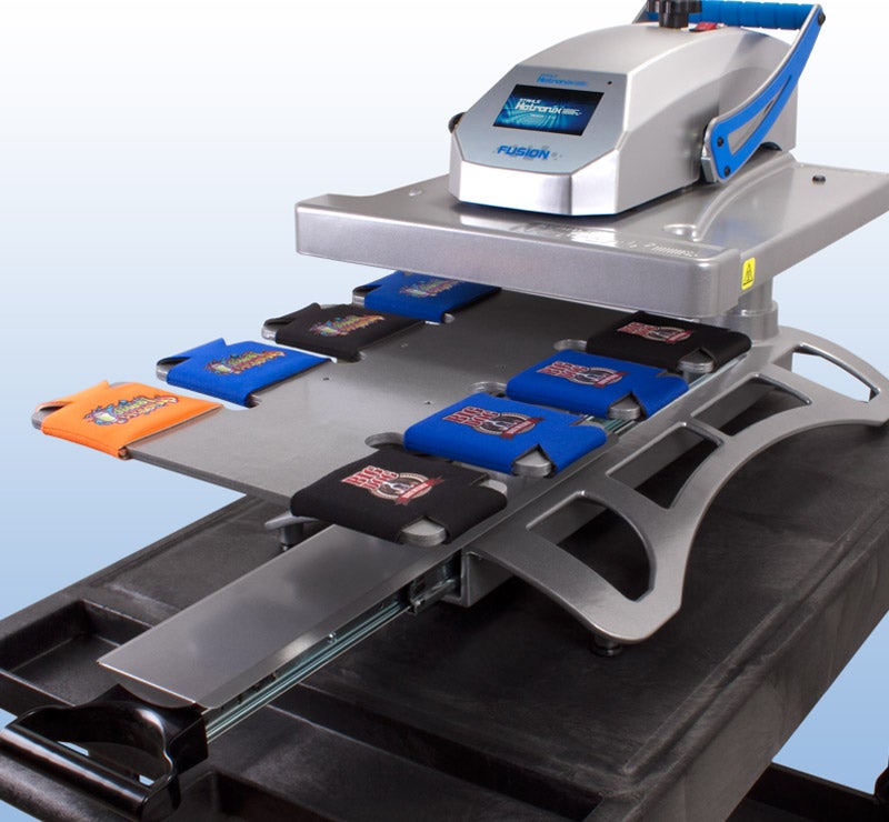 can cooler heat press platen