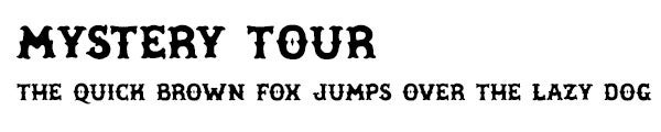 Mystery Tour font