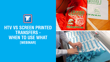 heat transfer vinyl vs screen printed transfers
