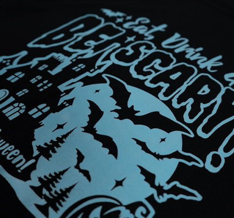 Glow in the Dark blue ink